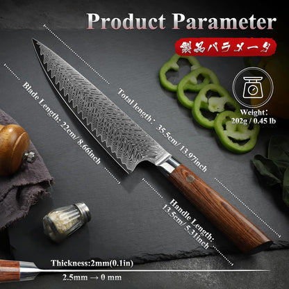 Chef Boning Knife | Full Tang Deboing Fruit Potato Knife