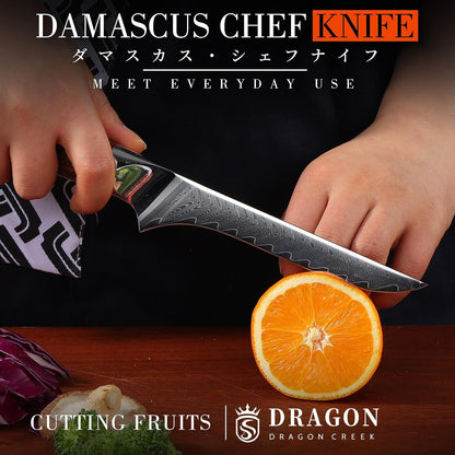 Chef Boning Knife | Full Tang Deboing Fruit Potato Knife