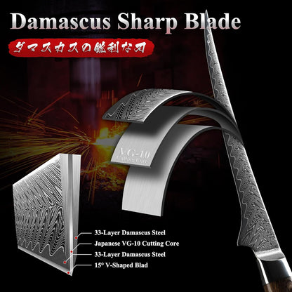 Chef Boning Knife | Full Tang Deboing Fruit Potato Knife