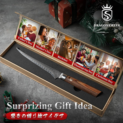 Chef Boning Knife | Full Tang Deboing Fruit Potato Knife