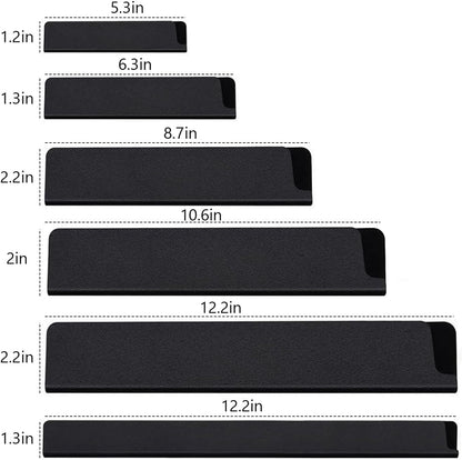 Chef Knife Roll Bag,Portable Knife Roll Waxed Canvas Knife Bag for Chefs Professional,Knife Bag Roll with 7 Slots,Attached 6 Pieces Knife Cover Guard for Home Storage, Traveling,Camping