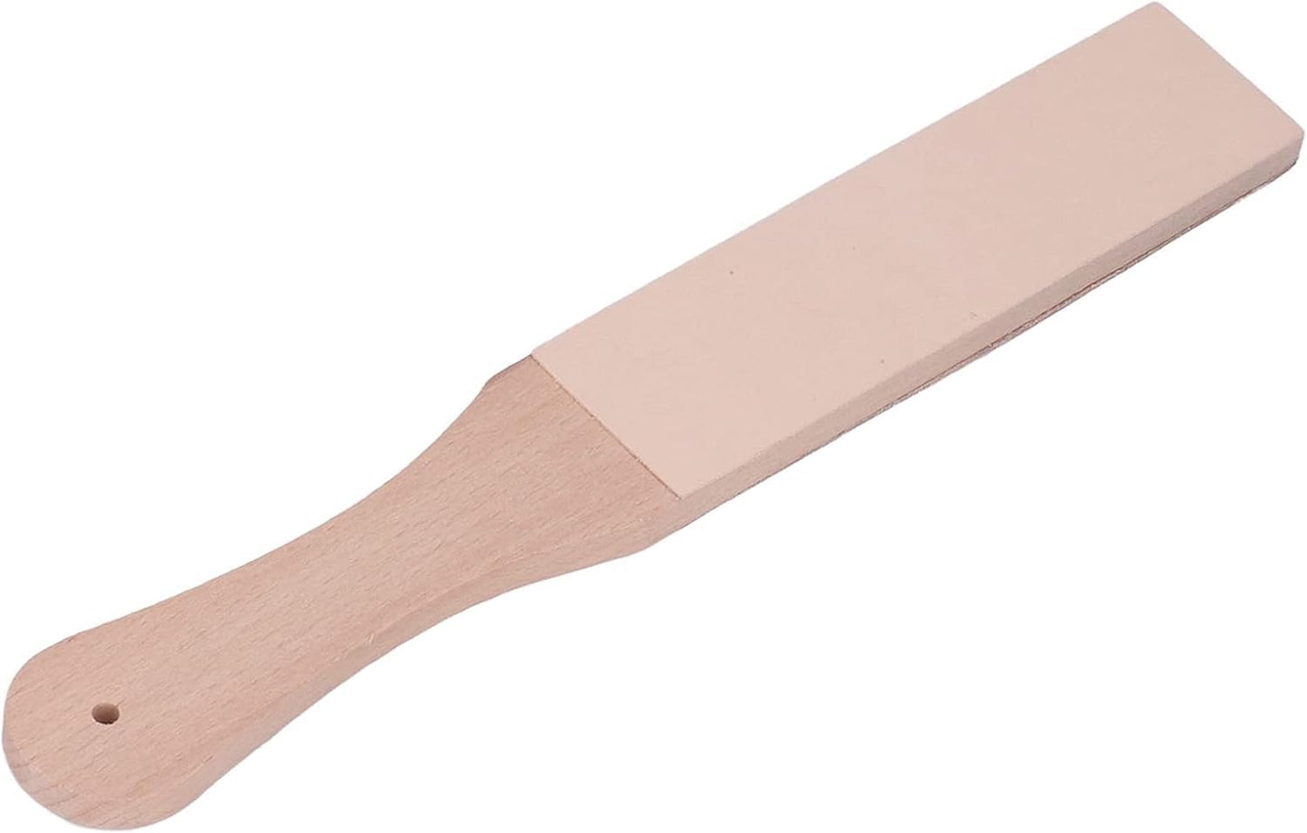 Double Sided Leather Strop Kit, Knife Strop Leather Strop Knife Stropping Block for Woodworking Sharpening Honing Knives Leather Knife Sharpening Polishing(#01)