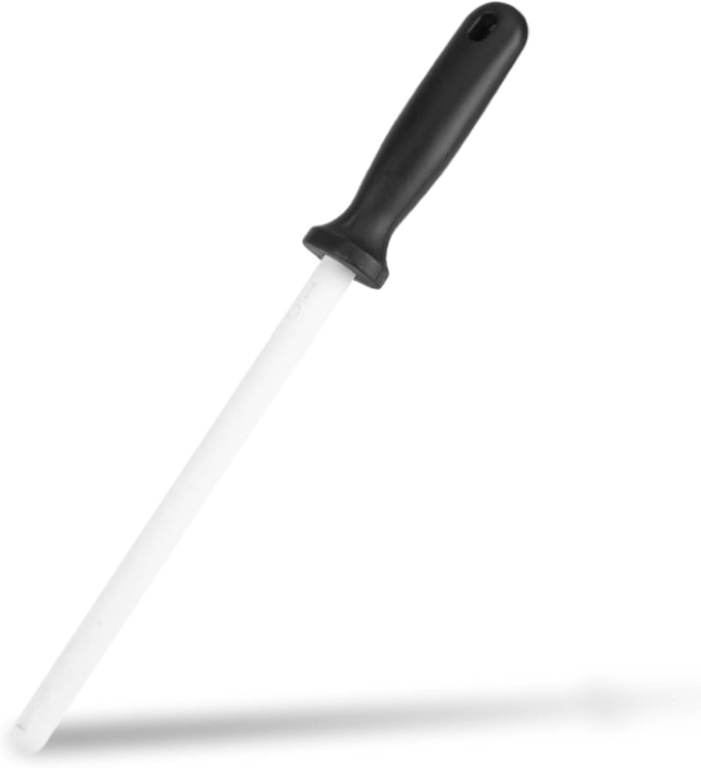 Knife Sharpener Rod, 8 Inch Ceramic Honing Rod for Kitchen Knives, Ceramic Sharpening Rod for Professional Chefs & Home Cooks, Sharpener Stone Tool, Easy Grip Tool for Chef Knives