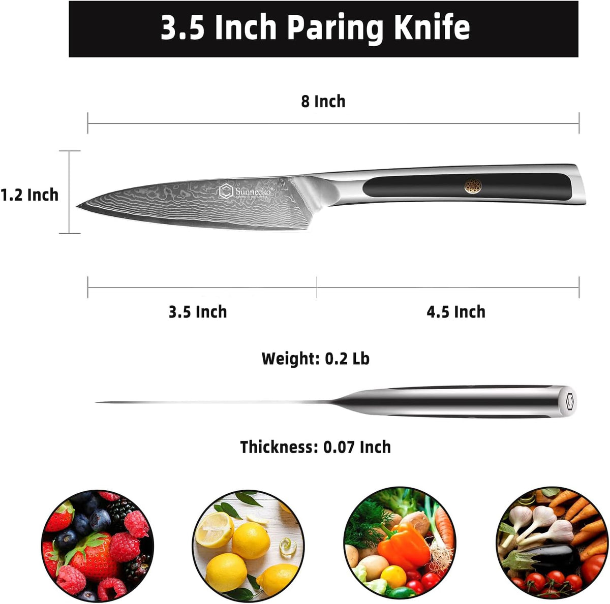 Kitchen Knife Japanese Damascus Santoku Knife 7 Inch