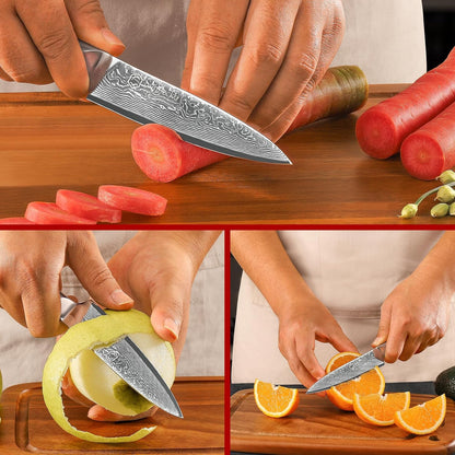 Kitchen Knife Japanese Damascus Santoku Knife 7 Inch