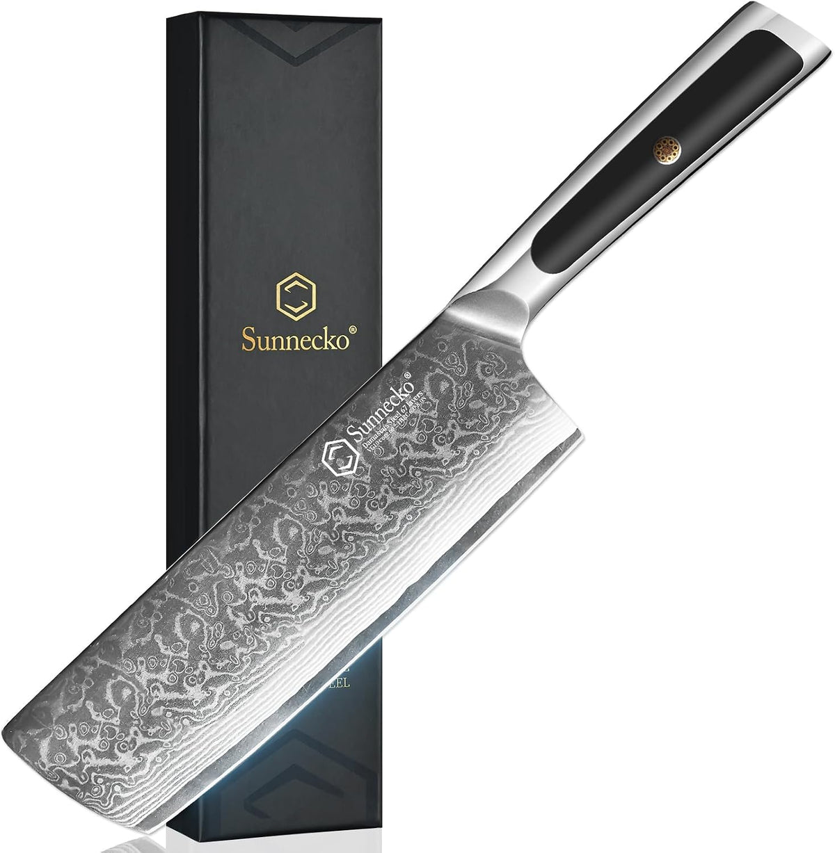 Kitchen Knife Japanese Damascus Santoku Knife 7 Inch