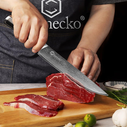 Kitchen Knife Japanese Damascus Santoku Knife 7 Inch