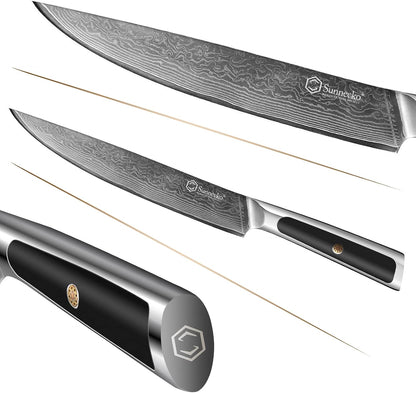 Kitchen Knife Japanese Damascus Santoku Knife 7 Inch