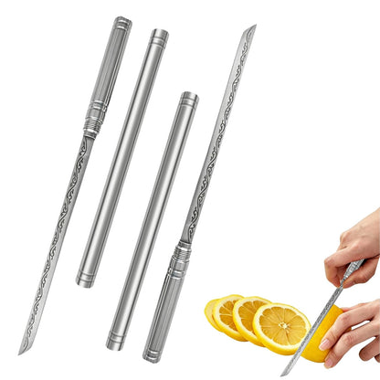 Stainless Steel Blade, Outdoor Portable Stainless Steel Mini Stick Fruit Knife, All Steel Fancy Letter Opener Envelope, Multipurpose Survival Tactical Knife 9.5 Inch