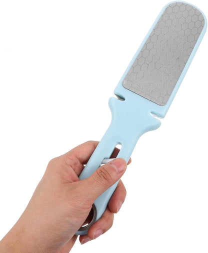 Stainless Steel Sharpening Stone round Shape Multifunctional Knife Sharpener with Holder Blue for Home Kitchen Gardening Pruner and Chisel Tools
