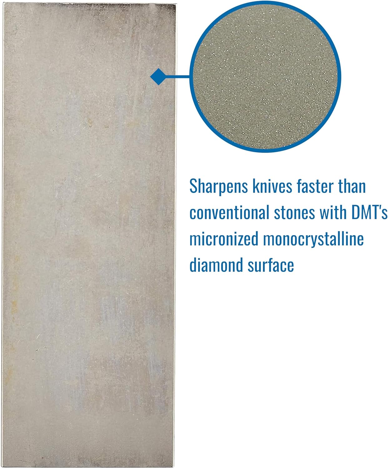DMT D8X Diamond Dia-Sharp Bench Stone, Tool, Blade, Knife Sharpener - Extra Coarse (220) Diamond Grit Flat Sharpening, Made & Crafted in the USA 8" x 3" x 0.38"