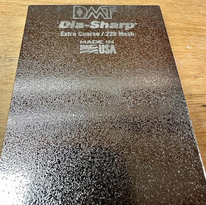 DMT D8X Diamond Dia-Sharp Bench Stone, Tool, Blade, Knife Sharpener - Extra Coarse (220) Diamond Grit Flat Sharpening, Made & Crafted in the USA 8" x 3" x 0.38"