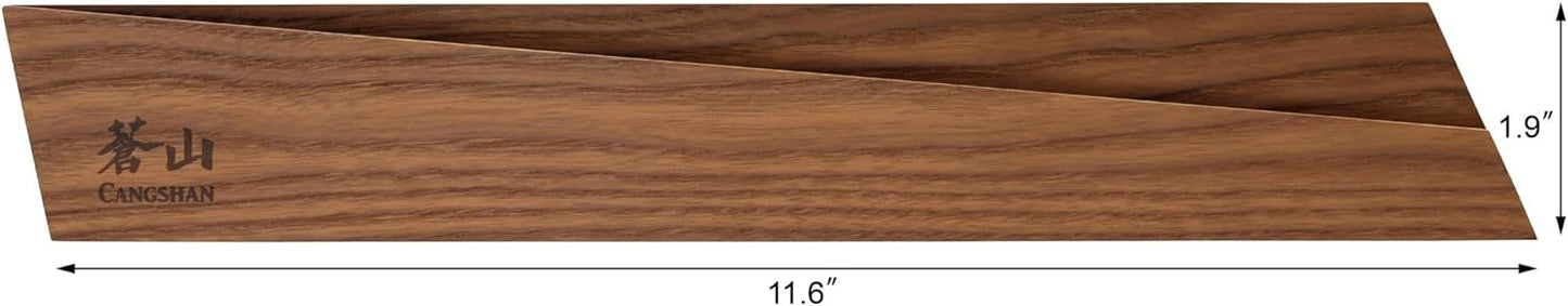 Cangshan Ash Wood Magnetic Knife Sheaths for 10.25" Bread/10" Slicing Knife, 503923