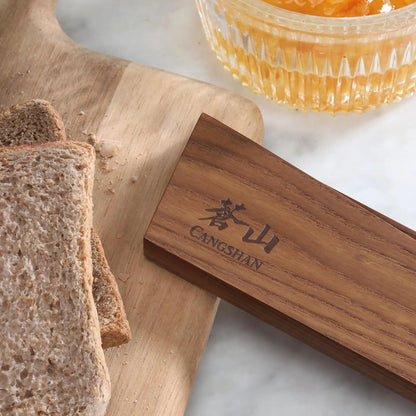 Cangshan Ash Wood Magnetic Knife Sheaths for 10.25" Bread/10" Slicing Knife, 503923