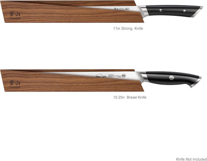 Cangshan Ash Wood Magnetic Knife Sheaths for 10.25" Bread/10" Slicing Knife, 503923