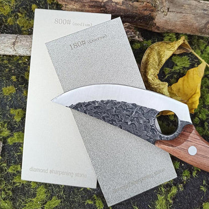 Diamond Sharpening Stone Professional Diamond Knife Sharpener Plate Honing Whetstone for Knives Chisel (SET-B)