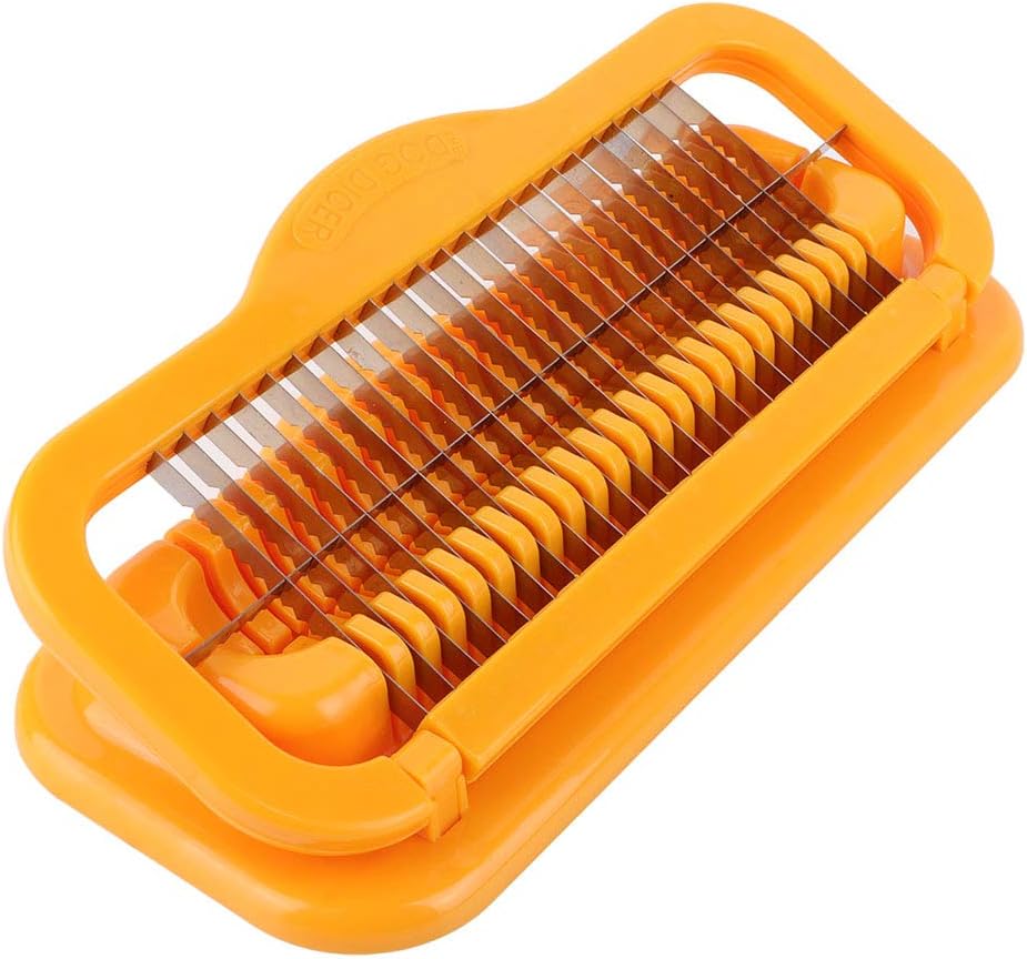 Multifunctional Kitchen Sausage Cutter, Stainless Steel Sharp Anti-rust Hot Dog Ham Slicer, Ergonomic Non-slip Handle Elastic Spring Manual Cutting Tool for Banana Fruit Slicing