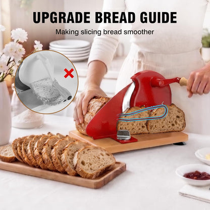 Manual Bread Slicer Adjustable Thickness for Homemade Sourdough