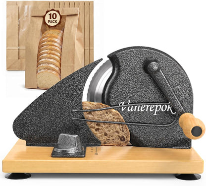 Manual Bread Slicer Adjustable Thickness for Homemade Sourdough