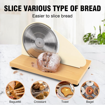 Manual Bread Slicer Adjustable Thickness for Homemade Sourdough