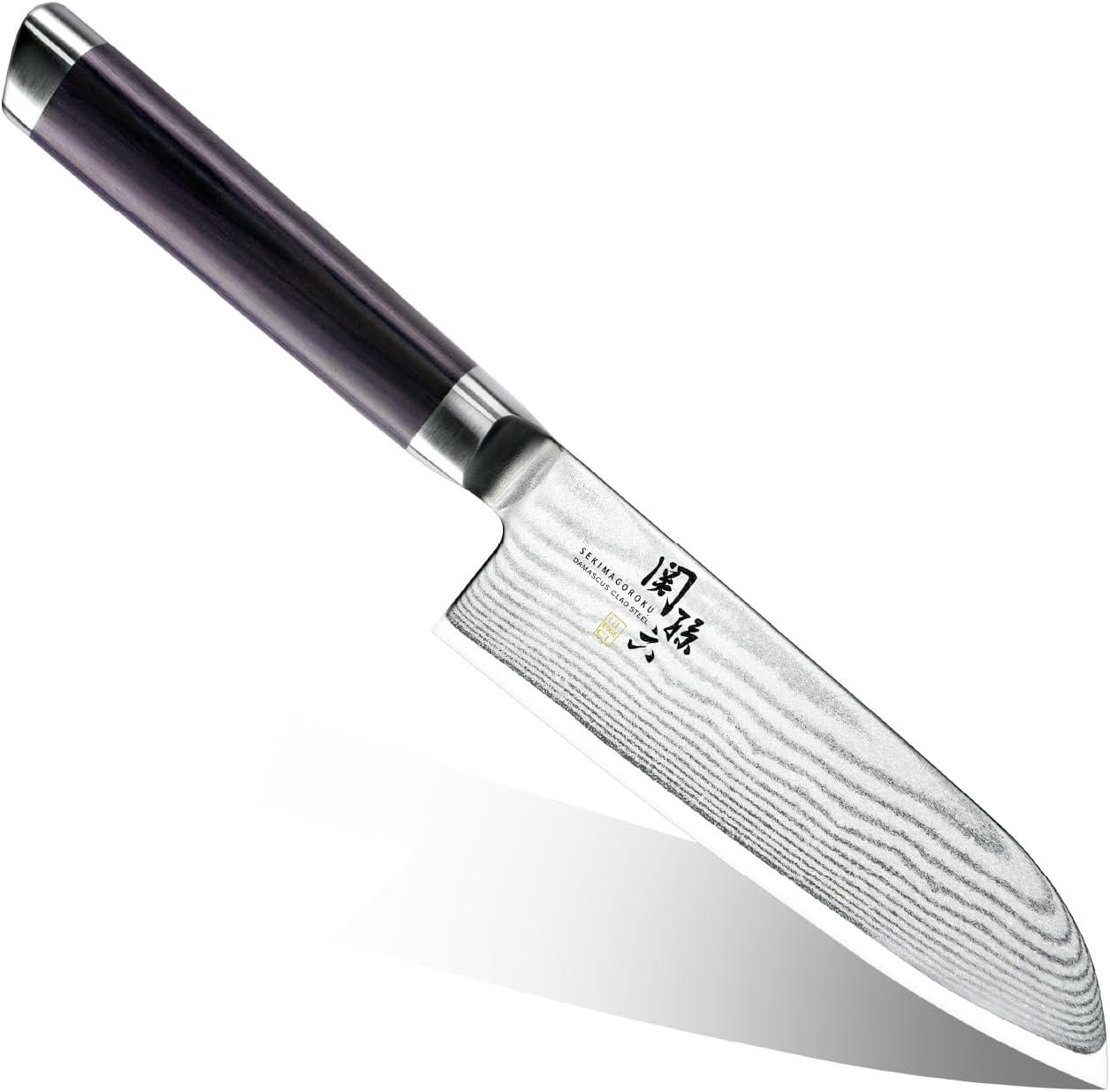 Seki Magoroku Damascus Petty Knife 120mm (AE-5202)