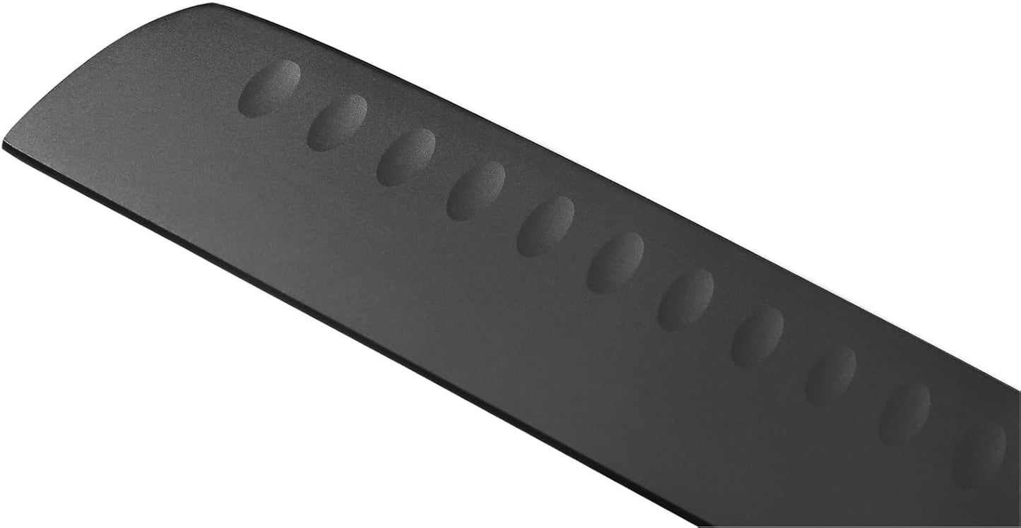 Titanium Noir Nakiri Knife – 6.7-Inch Professional Vegetable Chef Knife | 5Cr15MoV Stainless Steel Blade with Black Titanium Coating | Ergonomic G10 Handle | Kitchen Knife in Gift Box
