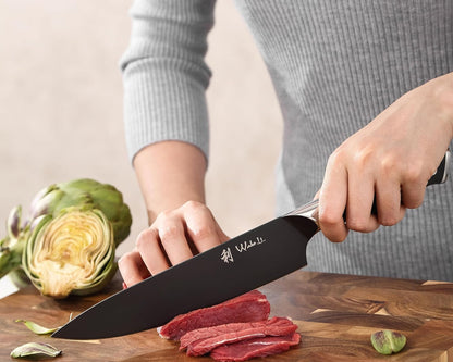 Titanium Noir Nakiri Knife – 6.7-Inch Professional Vegetable Chef Knife | 5Cr15MoV Stainless Steel Blade with Black Titanium Coating | Ergonomic G10 Handle | Kitchen Knife in Gift Box