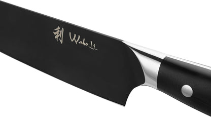Titanium Noir Nakiri Knife – 6.7-Inch Professional Vegetable Chef Knife | 5Cr15MoV Stainless Steel Blade with Black Titanium Coating | Ergonomic G10 Handle | Kitchen Knife in Gift Box