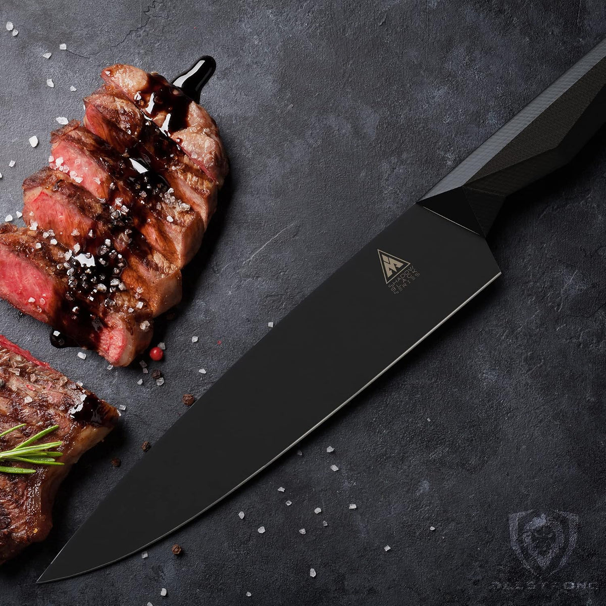 8" Chef Knife - Titanium Nitride Coated Steel