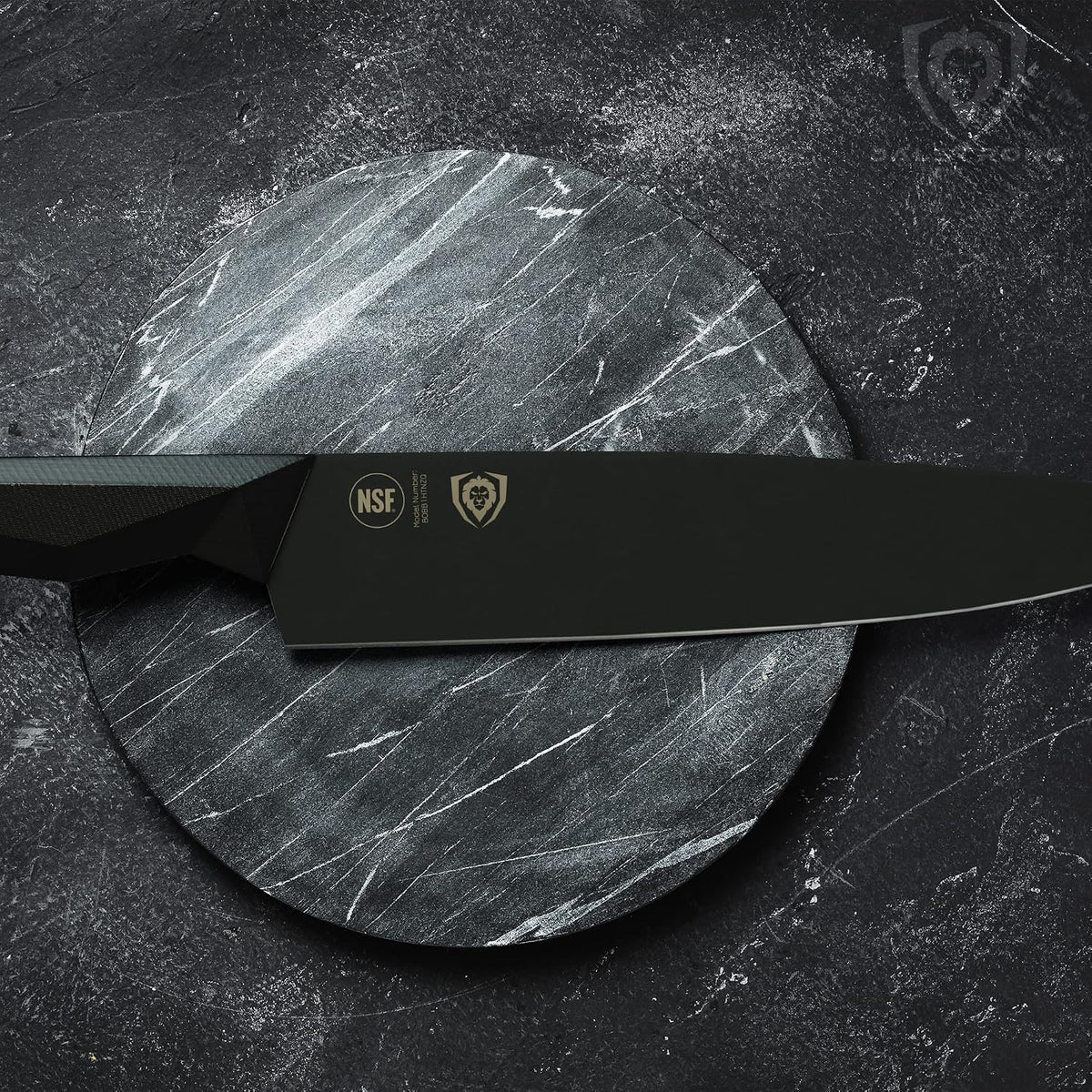 8" Chef Knife - Titanium Nitride Coated Steel