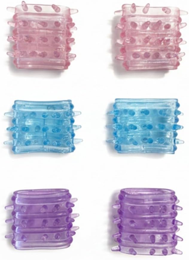 Skin Picking & Fidget Support Finger Covers for OCD & Dermatillomania, Textured Silicone Finger Sleeves for Anxiety, Nail Biting & Anti-Skin Picking (3-Pack)