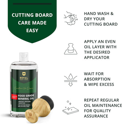 Wooden Cutting Boards for Kitchen Meal Prep & Serving - Non Toxic Bamboo Wood Cutting Board Set with Deep Juice Groove Side Handles - Charcuterie & Chopping Butcher Block for Meat