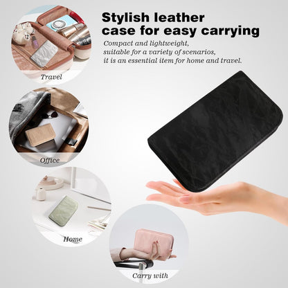 Manicure Pedicure Set, Nail Clipper Set 10-Piece Set Professional Manicure Kit Nail Kit with Portable Brown Travel Case Gift for Men Boyfriend Parent