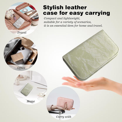 Manicure Pedicure Set, Nail Clipper Set 10-Piece Set Professional Manicure Kit Nail Kit with Portable Brown Travel Case Gift for Men Boyfriend Parent