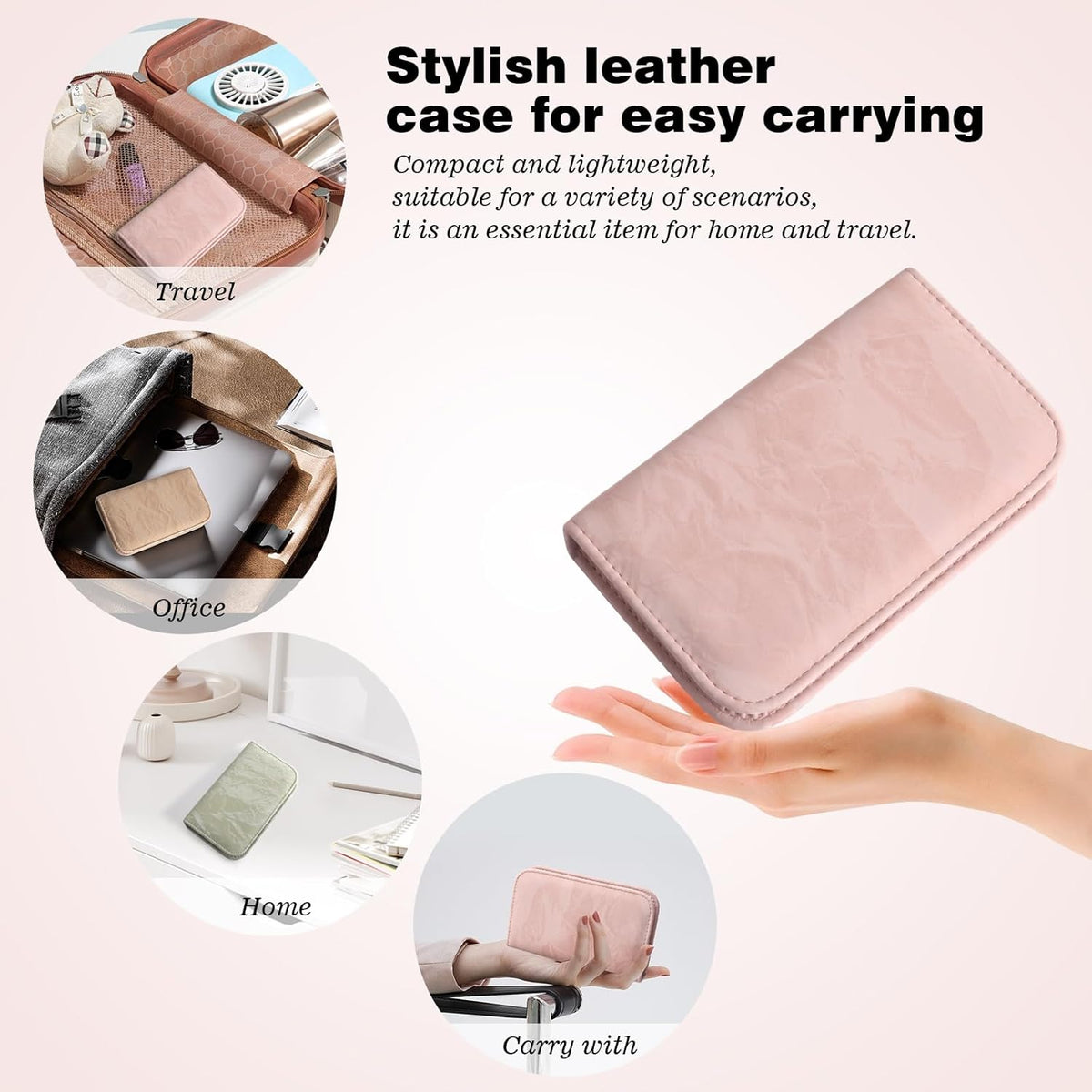 Manicure Pedicure Set, Nail Clipper Set 10-Piece Set Professional Manicure Kit Nail Kit with Portable Brown Travel Case Gift for Men Boyfriend Parent