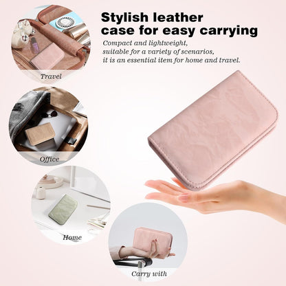 Manicure Pedicure Set, Nail Clipper Set 10-Piece Set Professional Manicure Kit Nail Kit with Portable Brown Travel Case Gift for Men Boyfriend Parent
