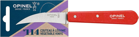 No. 114 Essential Vegetable Knife, Hornbeam Wood (Red)
