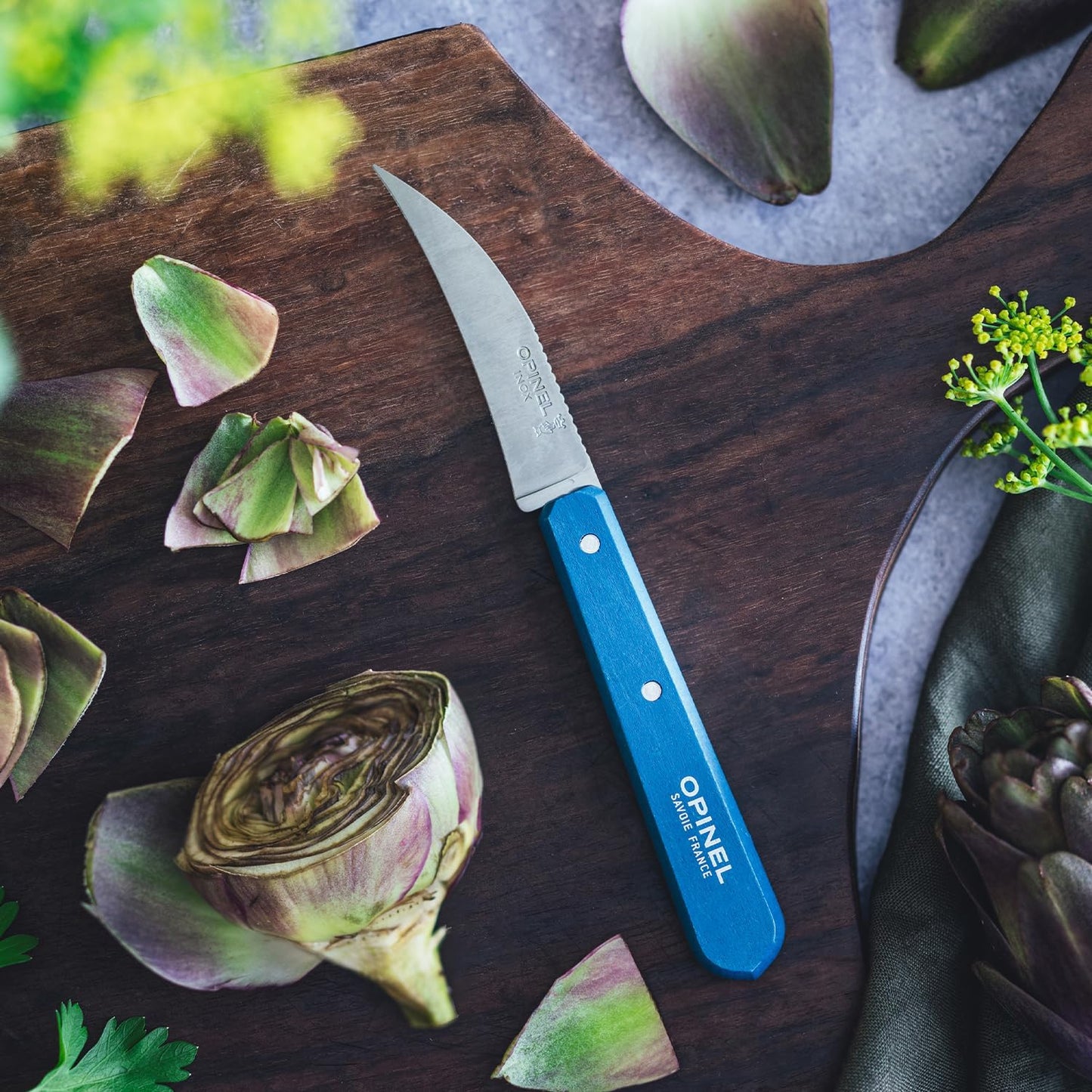 No. 114 Essential Vegetable Knife, Hornbeam Wood (Red)
