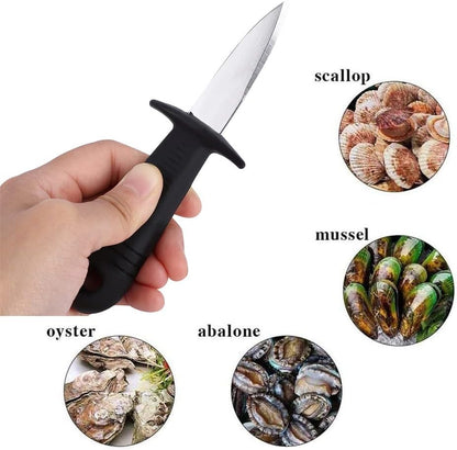 32 PCS Seafood Tools Include Crab Crackers, Seafood Scissors,Oyster Knife, Shrimp Deveiner Tool,Lobster Sheller, Crab Hammer,and Shellfish Forks,Sauce Cups and Nutcracker Set