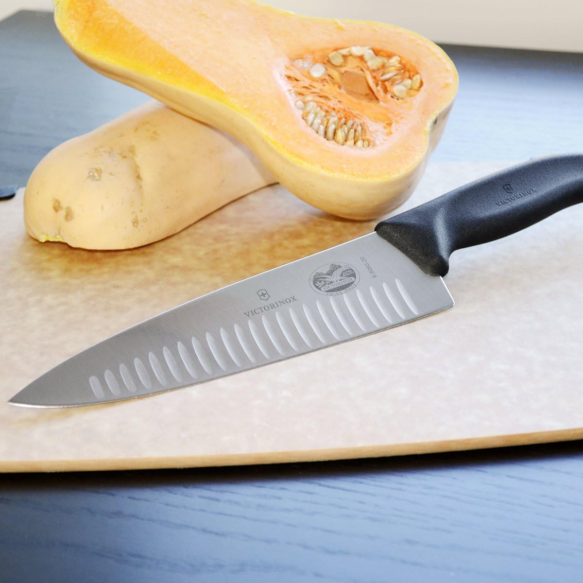 Swiss Classic 8-Inch Chef's Knife with Granton Edge