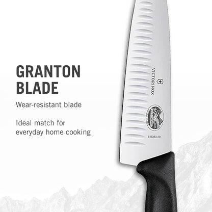 Swiss Classic 8-Inch Chef's Knife with Granton Edge