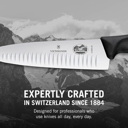 Swiss Classic 8-Inch Chef's Knife with Granton Edge