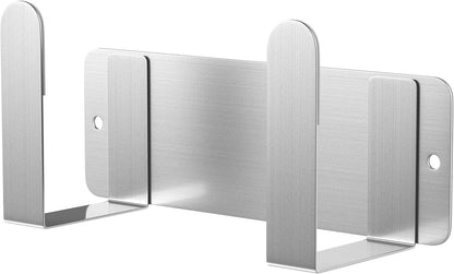 Stainless Steel Wall Mounted Cutting Board Holder Punch-Free Adhesive Multifunctional Kitchen Organizer Pot Lid Storage Rack 7" x 2.3" x 1.8"