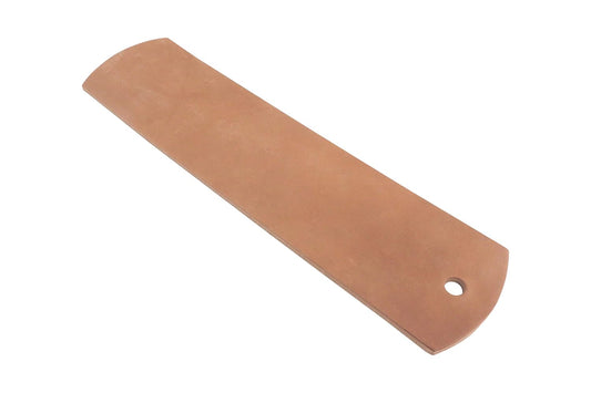 Genuine Horse Butt Leather Strop 12 inches x 3 inches x 1/8 inch Thick with 1.2 Ounce Bar Green Chromium Oxide 0.5 Micron Micro Fine Polishing Compound