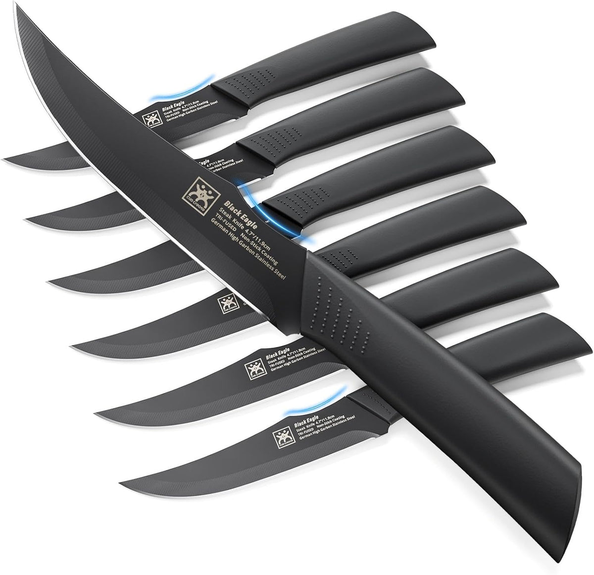Steak Knives Set of 8, 4.7 Inch Dishwasher Safe Table Knives