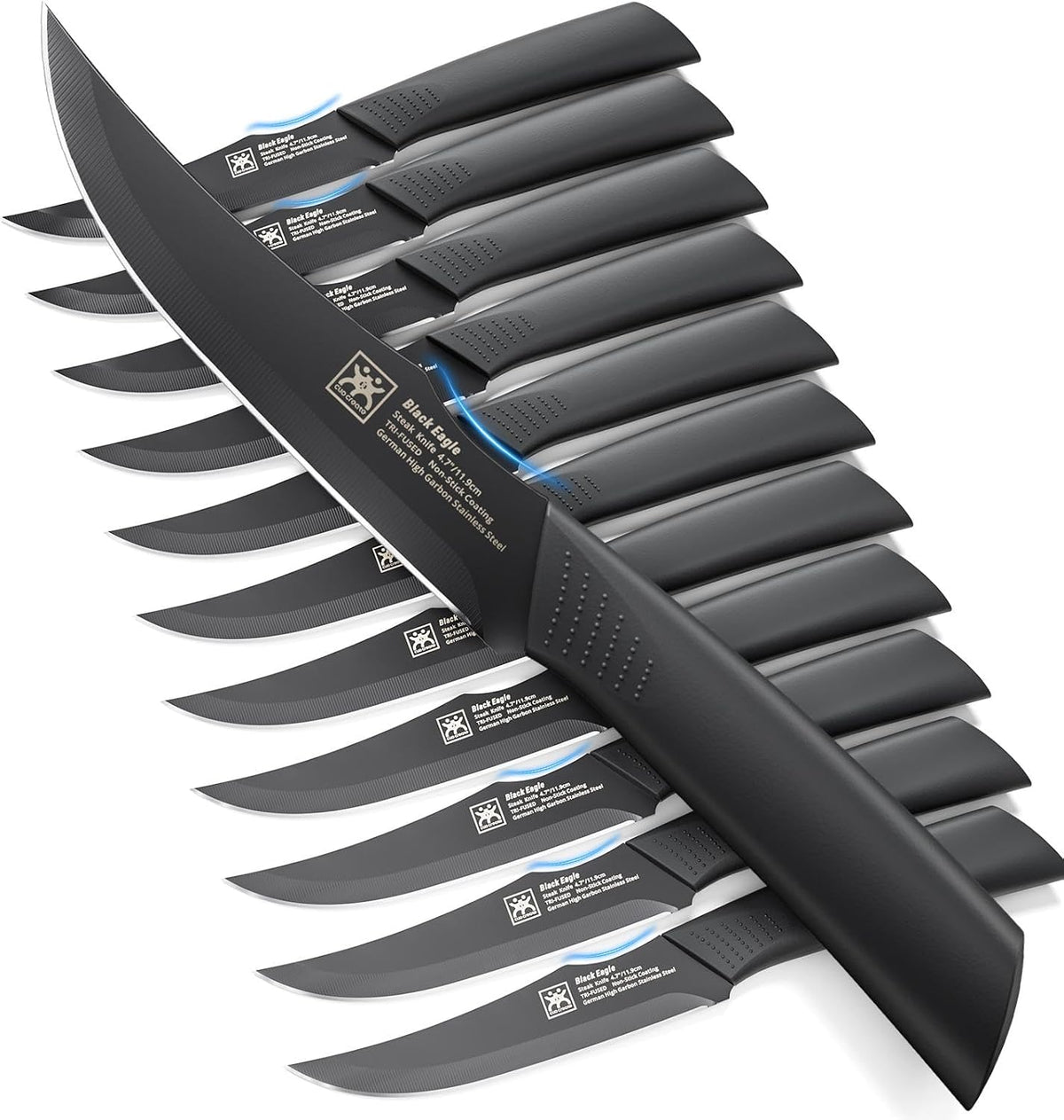 Steak Knives Set of 8, 4.7 Inch Dishwasher Safe Table Knives