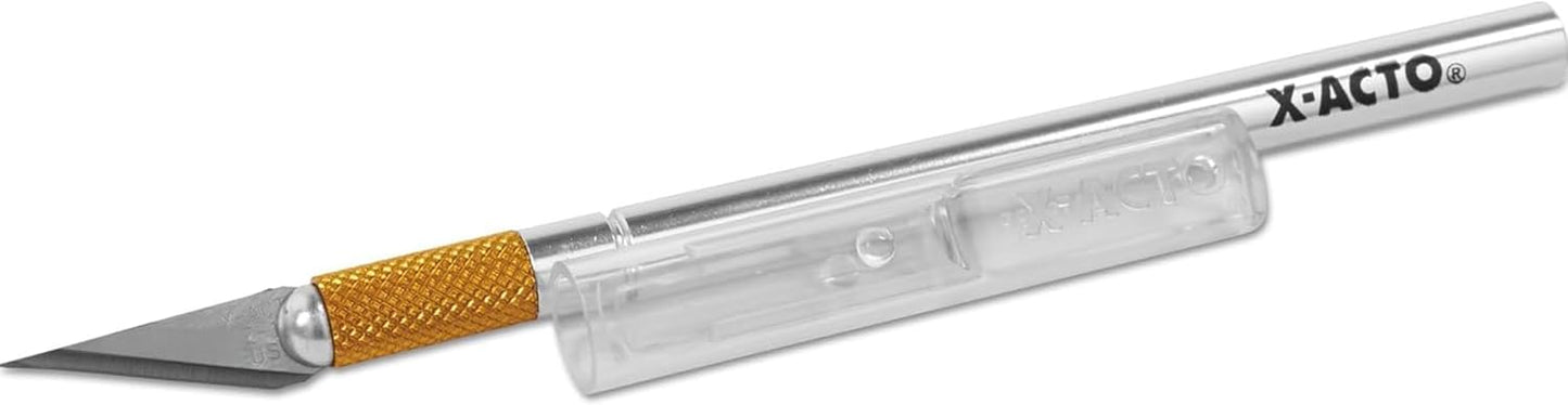 #1 Z-Series Precision Utility Knife, Metal, Silver, Aluminum Handle, Includes Safety Cap - For Precise, Fine Cuts