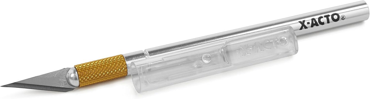 #1 Z-Series Precision Utility Knife, Metal, Silver, Aluminum Handle, Includes Safety Cap - For Precise, Fine Cuts