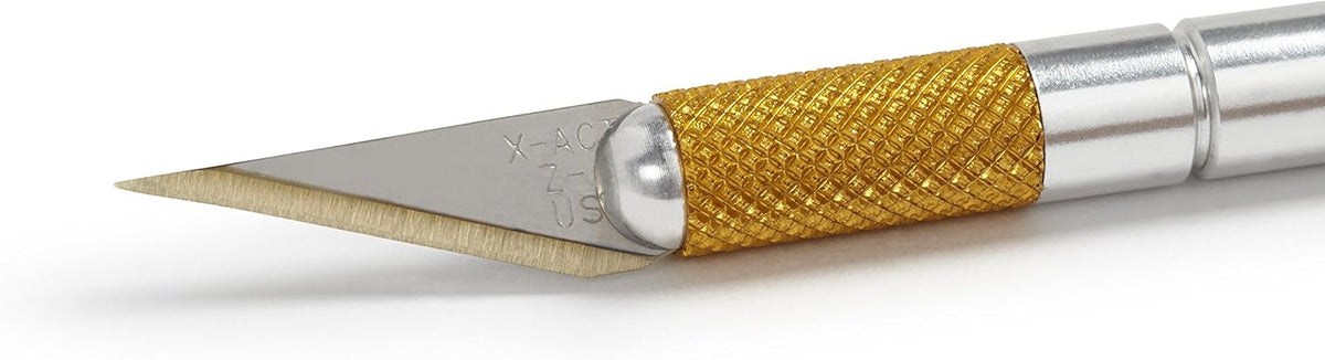#1 Z-Series Precision Utility Knife, Metal, Silver, Aluminum Handle, Includes Safety Cap - For Precise, Fine Cuts