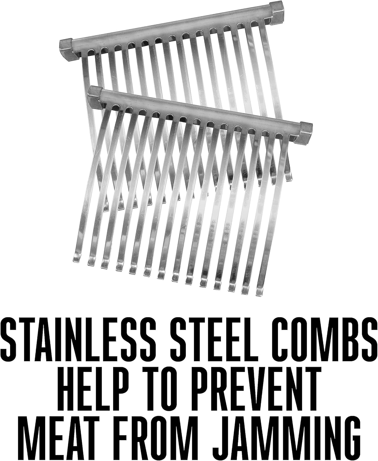 Manual Support Beef Jerky Slicer, Quick and Easy Operation For Cuts Up To 5” Wide x 1.25” Thick, Durable Aluminum Construction, Stainless Steel Blades, Charcoal Gray (07-3801-W-A)